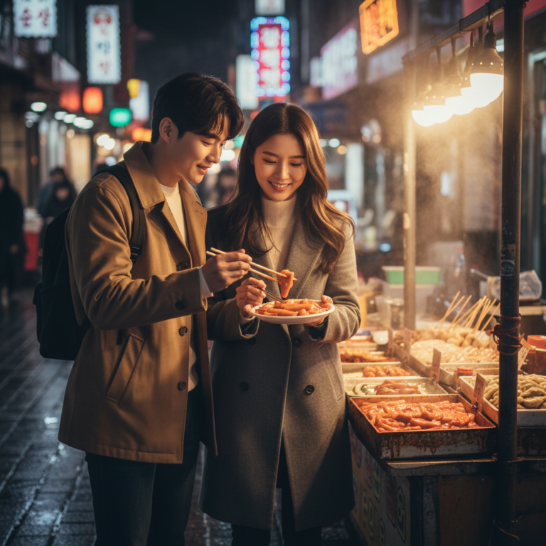 韓国デートの夜、何食べる？
